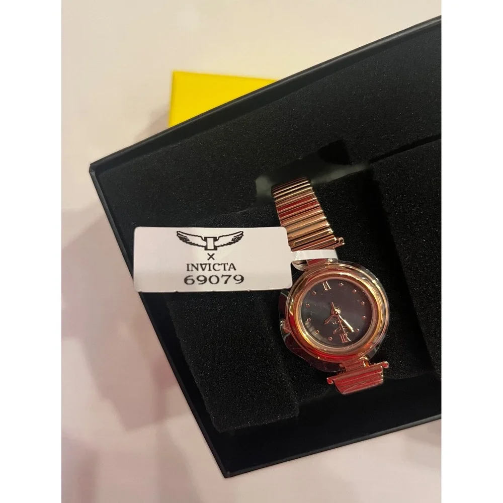 Invicta Wildflower 69079 Rose Gold Mother of Pearl Dial Women Watch New